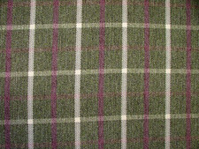 Tissu rideau tartan - tissu, en