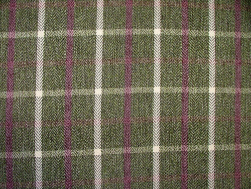 Tissu rideau tartan - tissu, de