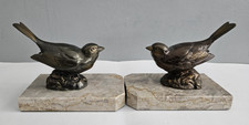 Paire de serre-livres moineau