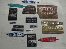 Fournereau km108 AS divers plaques