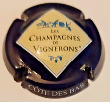 Capsule de champagne Côte des Bar sur générique 667h bleu nuit