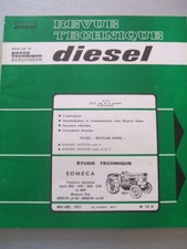 REVUE TECHNIQUE TRACTEUR SOMECA 400 450 500 550 600 Moteurs Fiat 8035 8045 ....