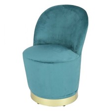 Fauteuil Glamour Couleur Verte Meubles CASA Chambre à Coucher Bureau Magasin