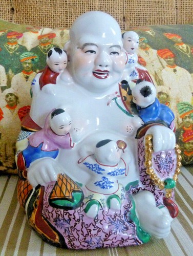 Statue bouddha jovial en - bouddha,