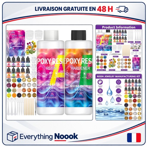 Zpqaodi kit résine époxy - résine,