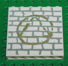 Mur Lego Atlantis White Panel