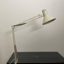 Lampe d'atelier articulée à pince Twist T1 vintage beige ivoire TBE