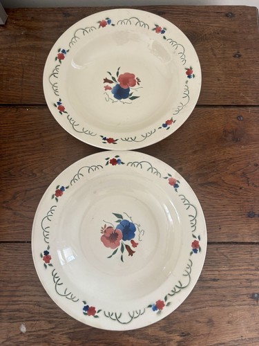 Lot deux assiettes - lot, creuses
