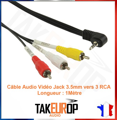 Cable adaptateur audio - av,