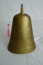  CLOCHE de CHEVRE en BRONZE ht