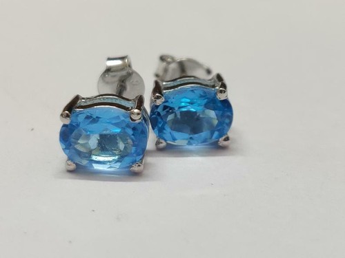 Argent sterling topaze bleu - argent,