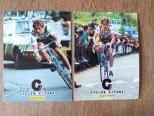 2 cartes coureurs greg lemond