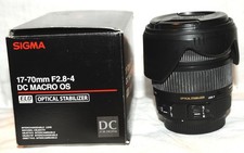 ZOOM SIGMA DC 17-70 2,8-4 MACRO HSM STABILISE MONTURE SONY