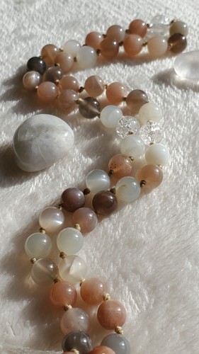 Collier mala unique - collier, pierre