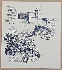 Estampe XXeme : Le Château de