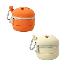 Boîte de pêche à la mouche en silicone avec boucle pour pique-nique en plein