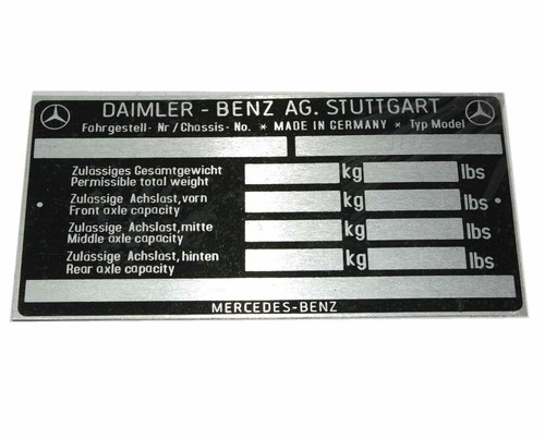 Plaque identification du - plaque, d’identification