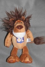 doudou peluche OLYMPIQUE LYONNAIS Lion marron 25 cm état neuf