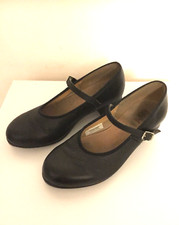 Chaussures de Danse Claquettes Noires "BLOCH "TECHNO TAP – Taille 5 (35)