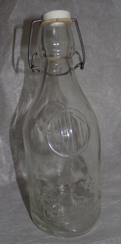 Ancienne bouteille lait - ancienne, de