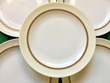 6 assiettes à dessert porcelaine de Limoges - Liseré Or - espriantik31