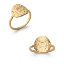 Bague Pièce Médaille Motif