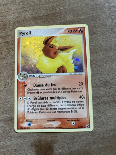 Carte pokémon pyroli - pokémon, holo