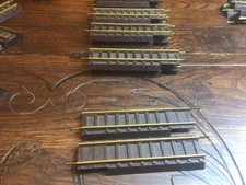 HO-JOUEF Ref/629-2  Demi RAILS Droit BALLAST 1ere génération vers 1955/1959