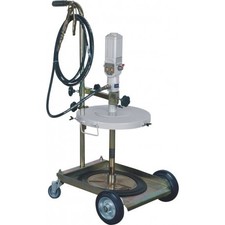 Ensemble pneumatique graisse 50:1 pour fût 50/60kg – Pistolet, tuyau 4m – Débit 