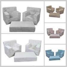 Fortisline Kinderset Deux Fauteuil Et De Table De Corde Pliant Chambre D'Enfants