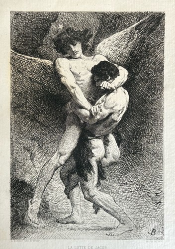 Léon bonnat gravure eau forte - gravure,