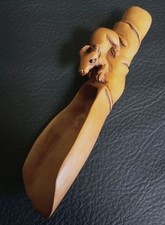 Cuillère à caddie traditionnelle en bois W5 pouces cérémonie du thé japonaise...