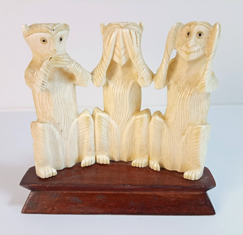 Sculpture singes la - singes,