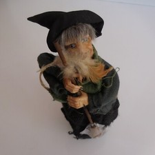 Poupée décoration porcelaine adulte figurine statuette tirelire sorcière N3845