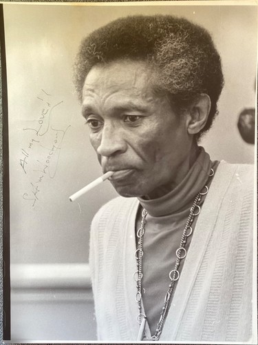 Grande photo dédicacée