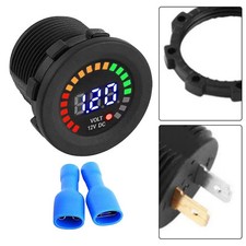 Pour Surveillance Batterie LED Tensionmètre Indicateur Plage de Tension Design