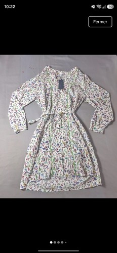 Robe longue fleurie - fleurie, tommy