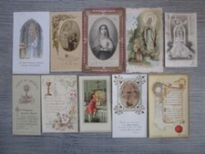 Lot de 10 images pieuses