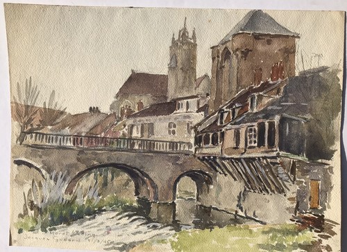 Peinture aquarelle originale - peinture,