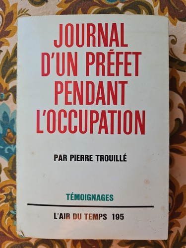 Journal préfet pendant l - journal, d'un