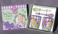 ALICE coffret tasse thé TEA TIME IN PARIS DISNEY LAND pays des merveilles NRFB