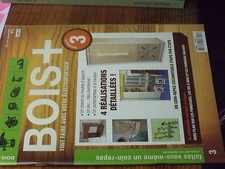 8µ? Revue BOIS + n°3 Plans encarté Coin repas escamotable Chevet Portemanteau