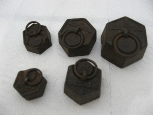Lot anciens poids - lot,