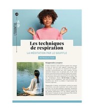 Les techniques de respiration