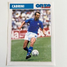 CARD CABRINI ANTONIO ITALIE 1991 ONZE MONDIAL COLLECTION FOOTBALL CALCIO