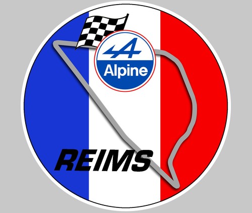 Sticker circuit reims formule - circuit,
