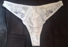 Lingerie de mariage : string blanc Royal Mariage taille XL neuf