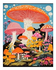 Affiche d'art mural fantaisie