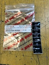 1 autocollant schéma fusible ducati 43311541b superbike 916 sps senna 1998 748