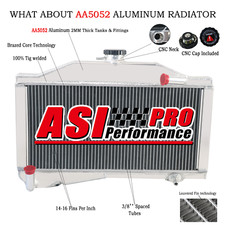 2-Rangées Aluminium Radiateur